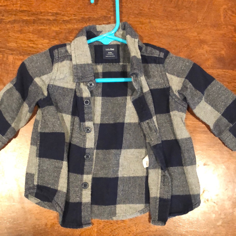 Baby flannel top!